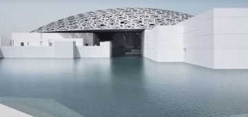 The Dome of the new Louvre in Abu Dhabi